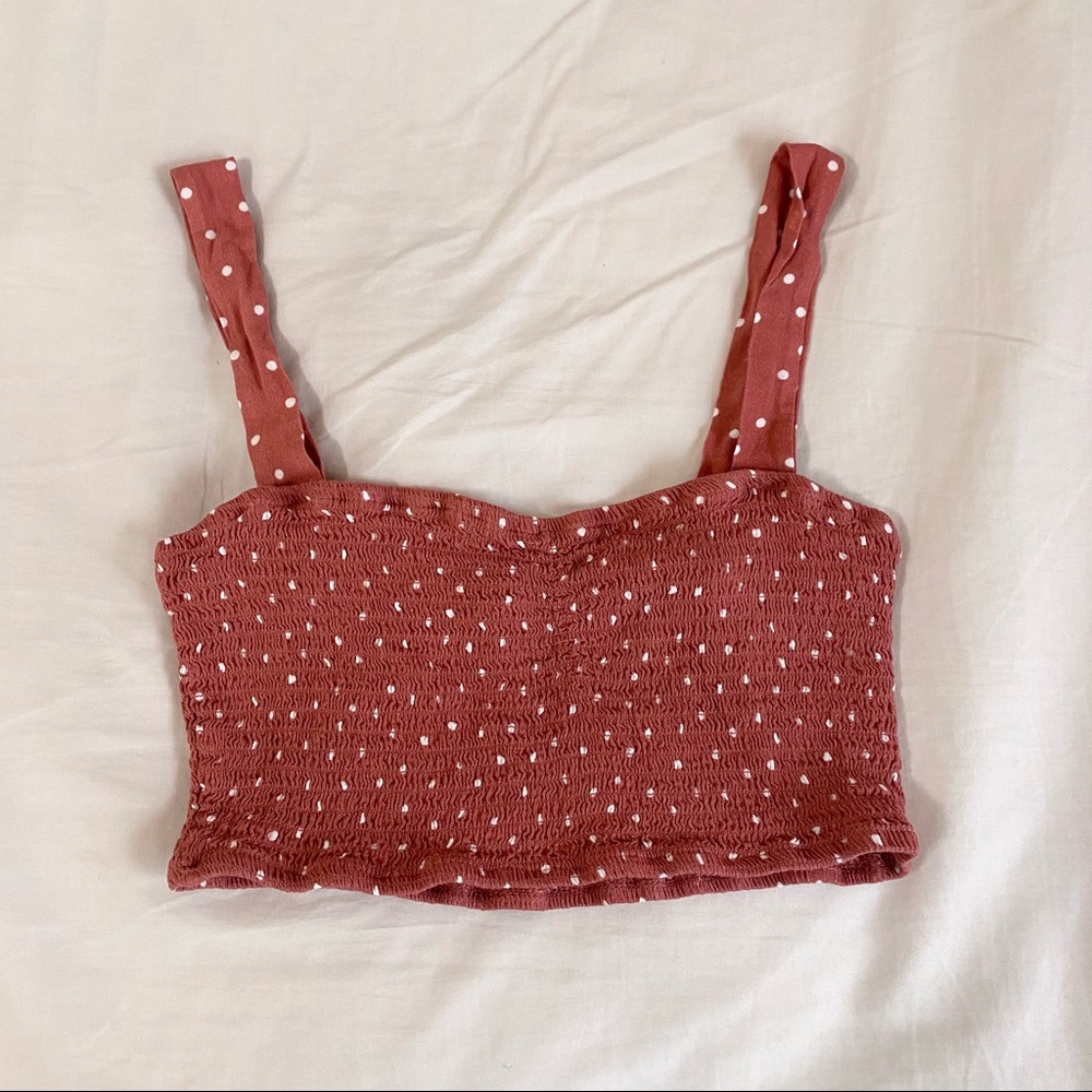 Polka Dot Crop Top